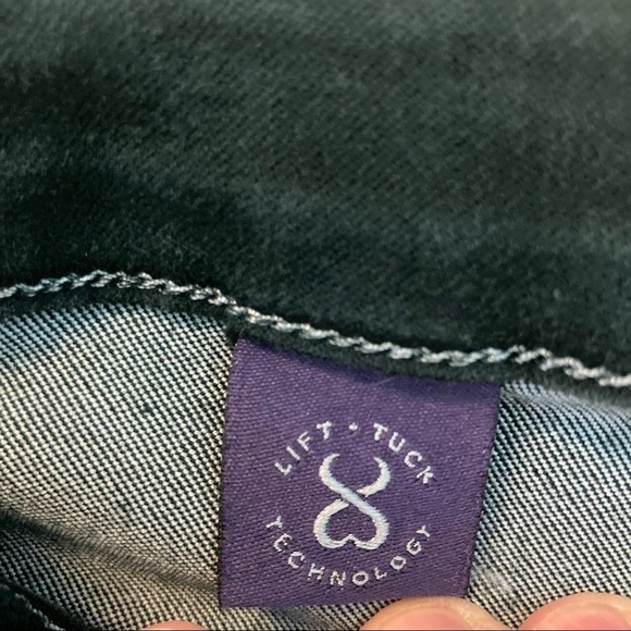 Nydj Sz 18 NOT YOUR DAUGHTERS JEANS Legging Super High Rise Long In Hunter Green - Picture 6 of 9